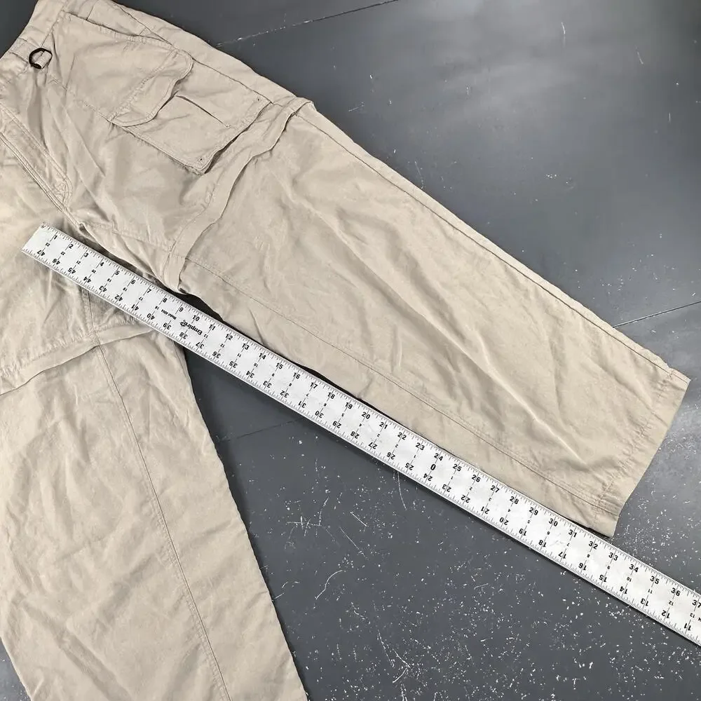 Columbia PFG Convertible Pants Mens XL Beige Off White Hunt Fish Hike Cargo - Picture 4 of 8